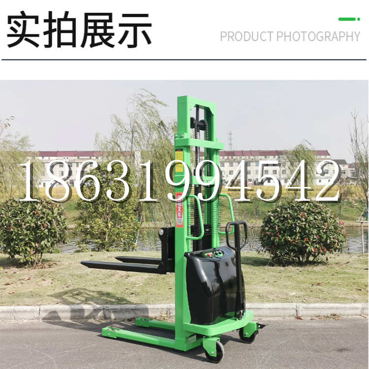 潭子区电动叉车堆高车液压铲车电瓶1吨2吨站驾步行式小型全自动叉车